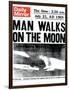 Man Walks on the Moon-null-Framed Photographic Print