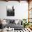 Man Waving from Empire State Building Construction Site-null-Photographic Print displayed on a wall