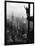 Man Waving from Empire State Building Construction Site-null-Framed Photographic Print