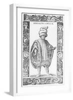 Man Wearing Dogalina, 1590-Cesare Vecellio-Framed Giclee Print