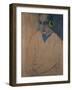 Man Wearing Earphones, C.1983-Neal Brown-Framed Giclee Print