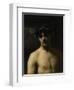 Man Wearing Laurels, 1874-80-John Singer Sargent-Framed Giclee Print