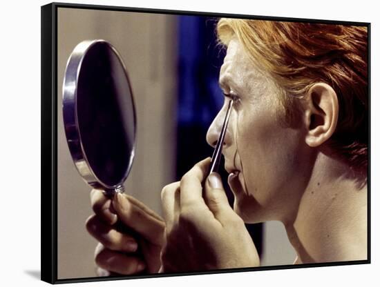 Man Who Fell to Earth, David Bowie, 1976-null-Framed Stretched Canvas