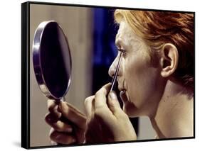 Man Who Fell to Earth, David Bowie, 1976-null-Framed Stretched Canvas