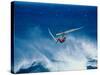 Man Windsurfing in the Sea-null-Stretched Canvas