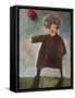 Man with a Balloon over There-Tim Nyberg-Framed Stretched Canvas