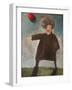 Man with a Balloon over There-Tim Nyberg-Framed Giclee Print