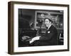 Man with a Big Smile and a Cigar in His Mouth Playing the Piano-null-Framed Photo