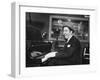 Man with a Big Smile and a Cigar in His Mouth Playing the Piano-null-Framed Photo