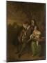 Man with a Fiddle in Bad Company-Jan Havicksz Steen-Mounted Art Print