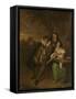 Man with a Fiddle in Bad Company-Jan Havicksz Steen-Framed Stretched Canvas