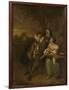 Man with a Fiddle in Bad Company-Jan Havicksz Steen-Framed Art Print