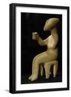 Man with a Glass. (2800-2300B.C.). Cycladic Art. Ancient Period II. Greece-null-Framed Giclee Print