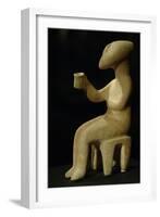 Man with a Glass. (2800-2300B.C.). Cycladic Art. Ancient Period II. Greece-null-Framed Giclee Print