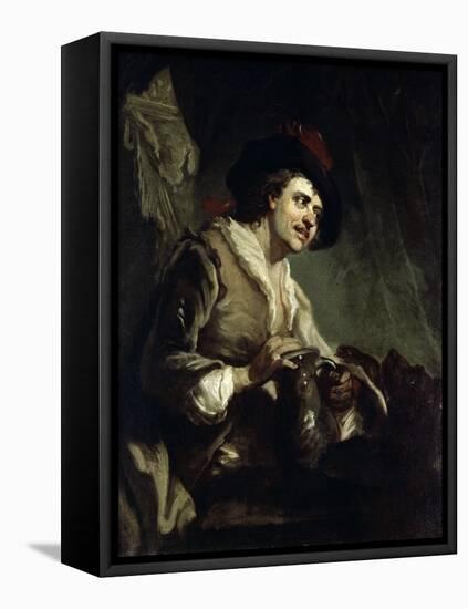 Man with a Jug, 18th Century-Francesco Giuseppe Casanova-Framed Stretched Canvas