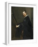 Man with a Lute, Between 1621 and 1630-Sir Anthony Van Dyck-Framed Giclee Print