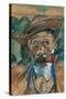 Man with a Pipe-Umberto Boccioni-Stretched Canvas