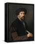 Man with a Quill, 16th century-Ambrosius Benson-Framed Stretched Canvas