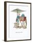 Man with a Raree Show-George Henry Malon-Framed Art Print