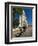 Man With a Rickshaw in Front of a Modern Church in Mahajanga, Madagascar, Africa-null-Framed Photographic Print