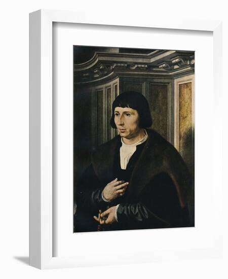 'Man with a Rosary', c1525-Jan Gossaert-Framed Giclee Print