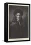 Man with a Stick-Rembrandt van Rijn-Framed Stretched Canvas