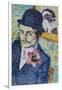 Man with a Tulip (Portrait of Jean Metzinger)-Robert Delaunay-Framed Giclee Print