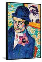 Man with a Tulip-Robert Delaunay-Framed Stretched Canvas