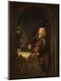 Man with a Violin-Gerrit or Gerard Dou-Mounted Giclee Print