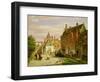 Man with a Wheelbarrow-Willem Koekkoek-Framed Giclee Print