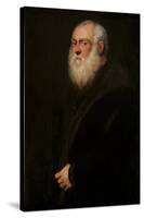 Man with a White Beard, C. 1570-Jacopo Tintoretto-Stretched Canvas