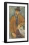 Man with a Wine Glass-Amedeo Modigliani-Framed Premium Giclee Print