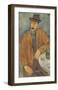 Man with a Wine Glass-Amedeo Modigliani-Framed Premium Giclee Print