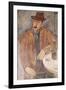 Man with a Wine Glass-Amedeo Modigliani-Framed Giclee Print