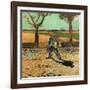 Man with Backpack, 1888 (Oil on Canvas)-Vincent van Gogh-Framed Giclee Print