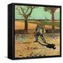 Man with Backpack, 1888 (Oil on Canvas)-Vincent van Gogh-Framed Stretched Canvas