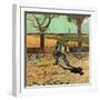 Man with Backpack, 1888 (Oil on Canvas)-Vincent van Gogh-Framed Giclee Print