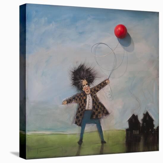 Man with Balloon-Tim Nyberg-Stretched Canvas