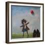 Man with Balloon-Tim Nyberg-Framed Giclee Print