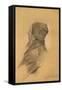 Man with Beard Cap in Profil Perdu-Gustav Klimt-Framed Stretched Canvas