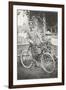 Man with Bicycle-null-Framed Art Print