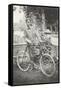 Man with Bicycle-null-Framed Stretched Canvas