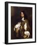 Man with Black Bows-Sebastien Bourdon-Framed Giclee Print