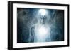 Man with Conceptual Spiritual Body Art-NejroN Photo-Framed Premium Giclee Print