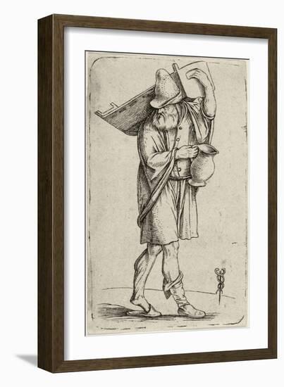 Man with Cradle, C. 1501-1503-Jacopo De' Barbari-Framed Giclee Print