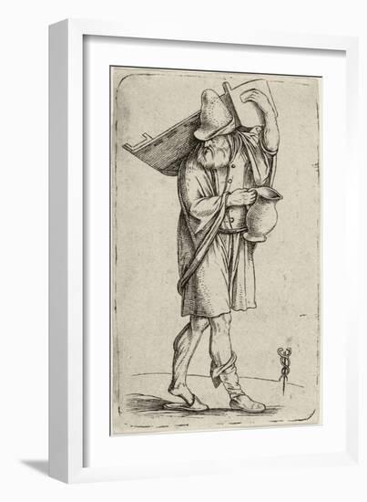 Man with Cradle, C. 1501-1503-Jacopo De' Barbari-Framed Giclee Print