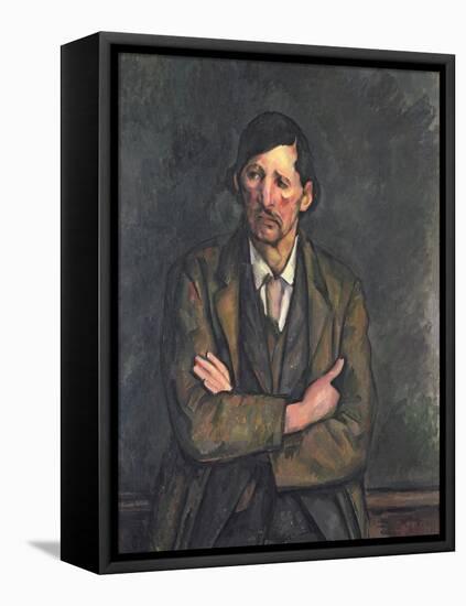 Man with Crossed Arms, c.1899-Paul Cézanne-Framed Stretched Canvas