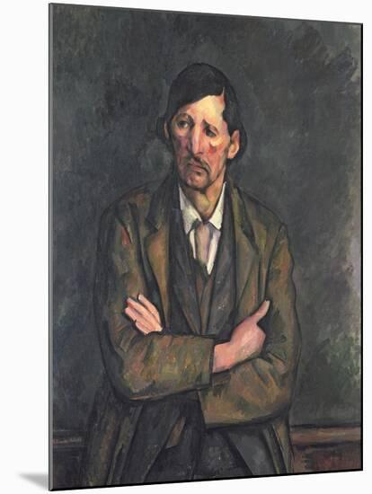 Man with Crossed Arms, c.1899-Paul Cézanne-Mounted Giclee Print