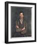 Man with Crossed Arms, c.1899-Paul Cézanne-Framed Premium Giclee Print