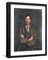 Man with Crossed Arms, c.1899-Paul Cézanne-Framed Giclee Print